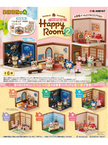 Figurka Animal Crossing - Mini Figures Happy Room Blind Box (náhodný výběr)