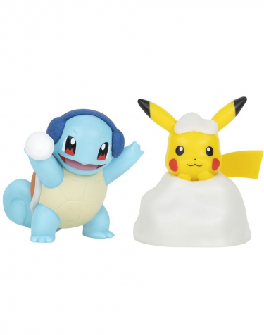 Figurka Pokémon - Pikachu and Squirtle Holiday (Battle Figure Pack)