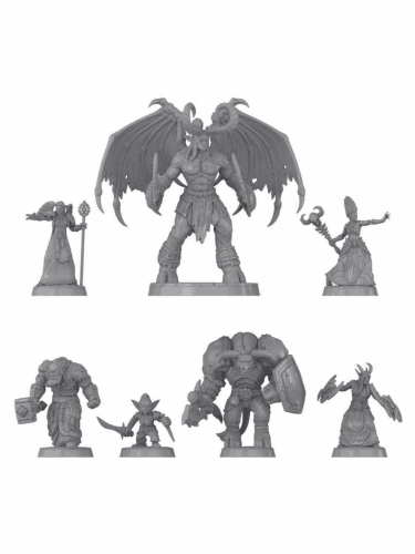Sada figurek Dungeons & Dragons x World of Warcraft (set 1)