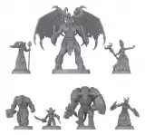 Sada figurek Dungeons & Dragons x World of Warcraft (set 1) - Figurka