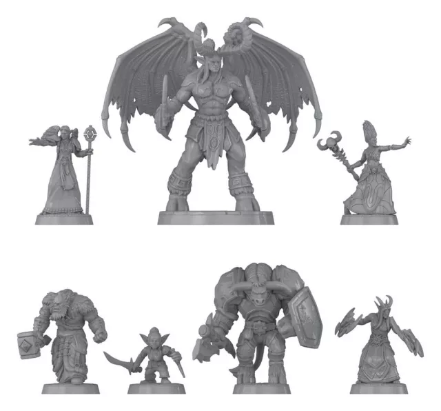 Sada figurek Dungeons & Dragons x World of Warcraft (set 1) - Figurka