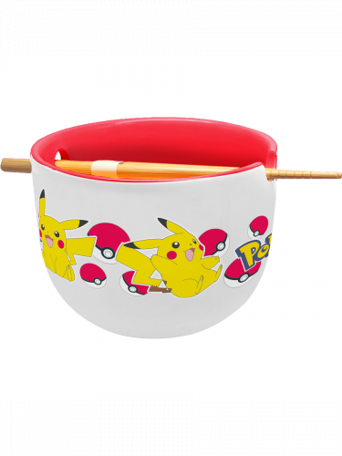 Dárkový set Pokémon - Pikachu (miska na ramen a hůlky)