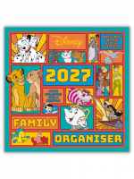 Kalendář Disney Classics - Family Organiser 2027 (+ samolepky)
