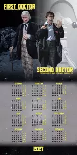 Kalendář Doctor Who Classic Edition 2027