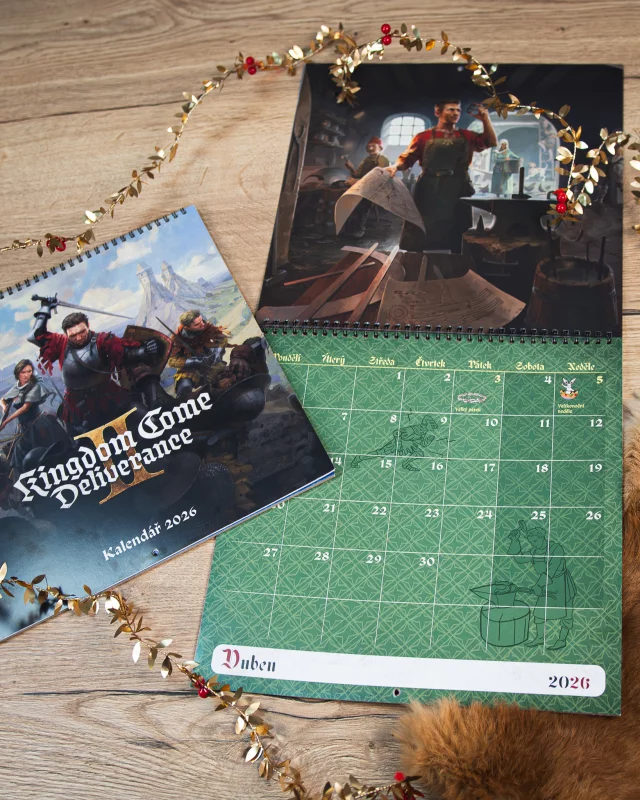 Kalendář Kingdom Come: Deliverance II 2026 (nástěnný) CZ