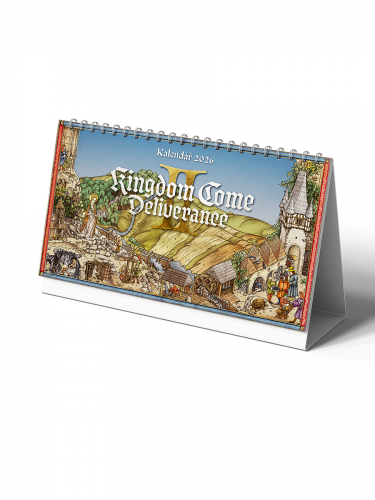 Kalendář Kingdom Come: Deliverance II 2026 (stolní) CZ
