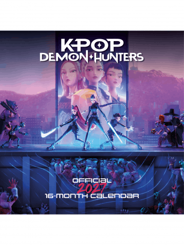 Kalendář KPop Demon Hunters 2027 (16 měsíců, multi-language)