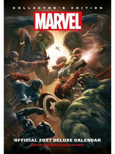 Kalendář Marvel Deluxe 2027 (A3)
