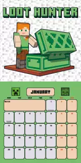 Kalendář Minecraft 2027