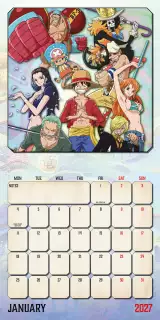 Kalendář One Piece 2027 - Anime