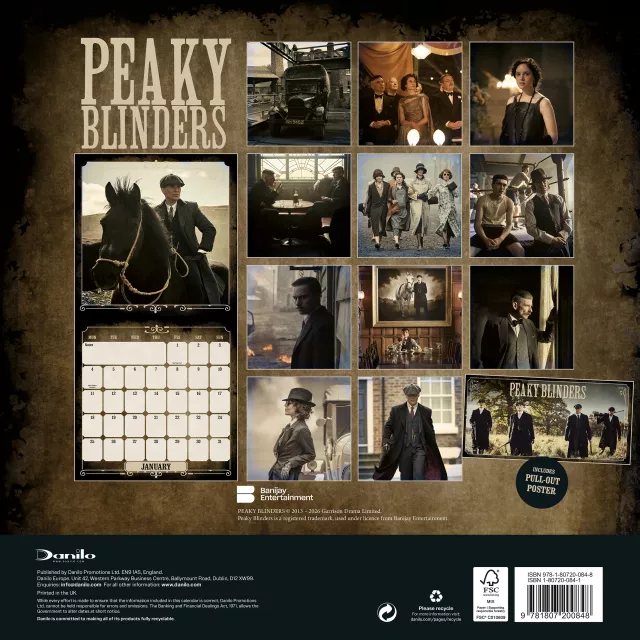 Kalendář Peaky Blinders 2027