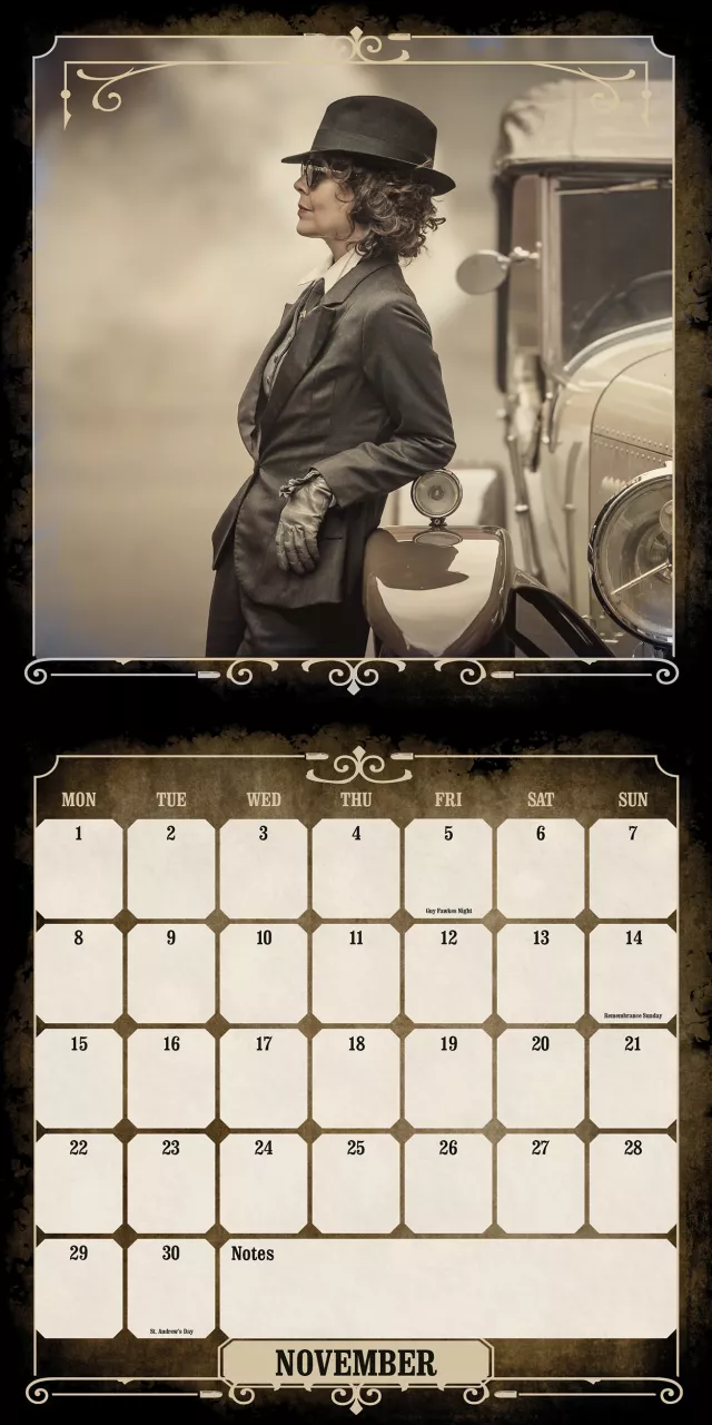 Kalendář Peaky Blinders 2027