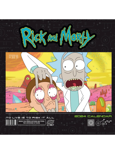 Kalendář Rick & Morty 2024