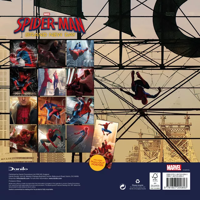 Kalendář Spider-Man: Brand New Day 2027 - Marvel