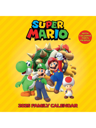 Kalendář Super Mario Family 2025