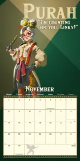 Kalendář The Legend of Zelda: Tears of the Kingdom 2027