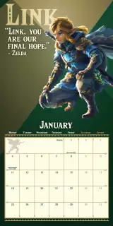 Kalendář The Legend of Zelda: Tears of the Kingdom 2027