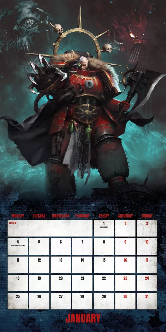 Kalendář Warhammer 40,000 (2027)