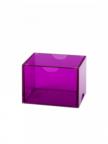 Krabička na karty Dragon Shield - Clear Purple (Strongbox 100+)