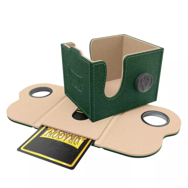 Krabička na karty Dragon Shield - Lock System Dragon Box 100+ - Green & Sand - Krabičky na karty