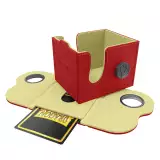 Krabička na karty Dragon Shield - Lock System Dragon Box 100+ - Red & Lemon - Krabičky na karty