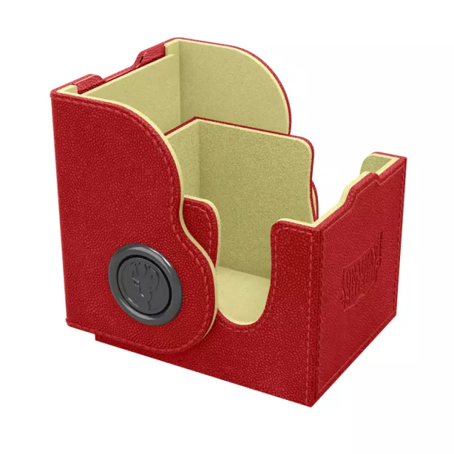 Krabička na karty Dragon Shield - Lock System Dragon Box 100+ - Red & Lemon - Krabičky na karty