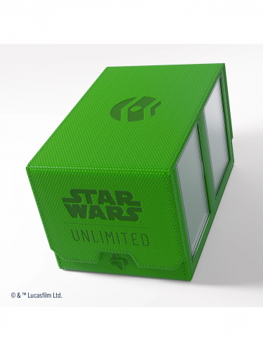 Krabička na karty Gamegenic -  Star Wars: Unlimited Double Deck Pod Green