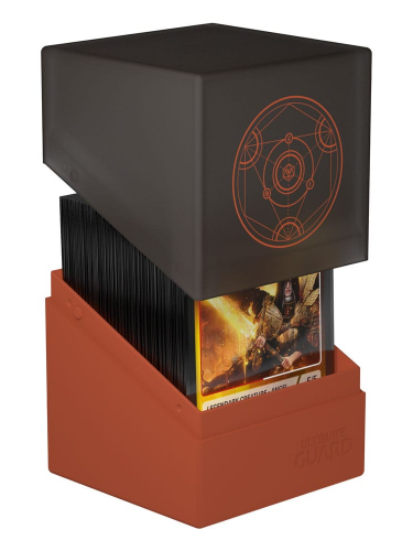 Krabička na karty Ultimate Guard - Boulder Deck Case Druidic Secrets Impetus (Dark Orange) (100+)