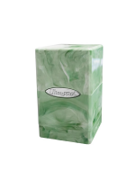 Krabička na karty Ultra Pro - Marble Satin Tower (Lime Green/White)