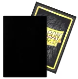 Ochranné obaly na karty Dragon Shield - Standard Outer Sleeves Matte Black (100 ks)