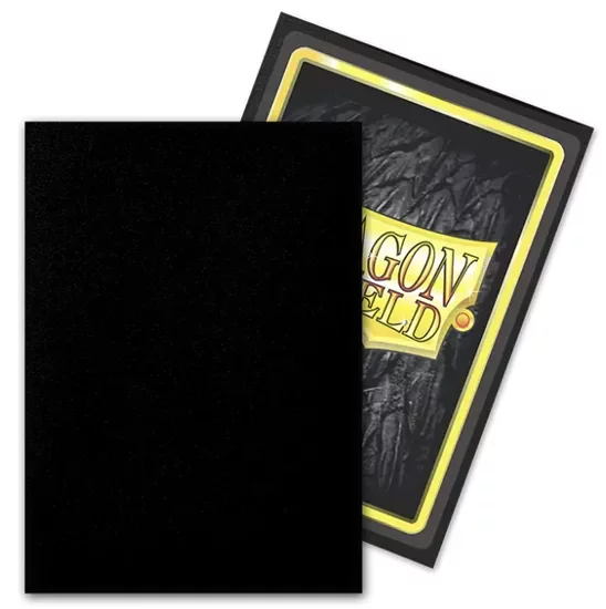 Ochranné obaly na karty Dragon Shield - Standard Sleeves Non-Glare Matte Black (100 ks)