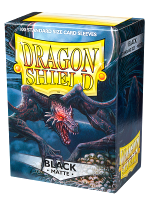 Ochranné obaly na karty Dragon Shield - Standard Sleeves Matte Black (100 ks)