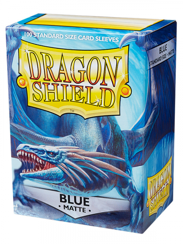 Ochranné obaly na karty Dragon Shield - Standard Sleeves Matte Blue (100 ks)