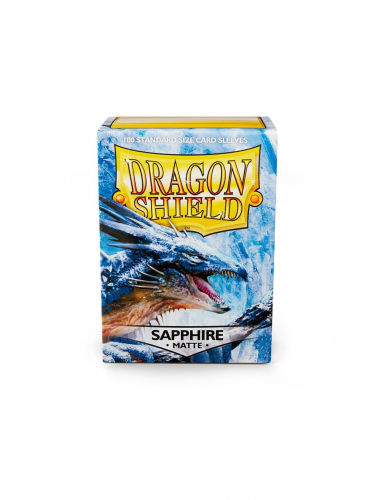 Ochranné obaly na karty Dragon Shield - Standard Sleeves Matte Sapphire (100 ks)