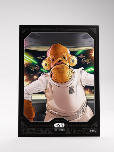 Ochranné obaly na karty Gamegenic - Star Wars: Unlimited Art Sleeves Admiral Ackbar (62 ks)