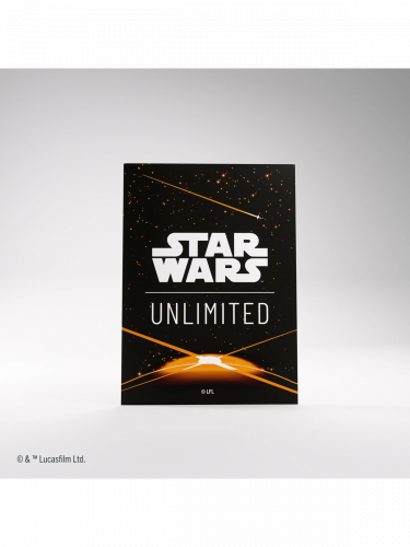 Ochranné obaly na karty Gamegenic - Star Wars: Unlimited Art Sleeves Card Back Orange (62 ks)
