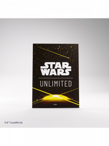 Ochranné obaly na karty Gamegenic - Star Wars: Unlimited Art Sleeves Card Back Yellow (62 ks)