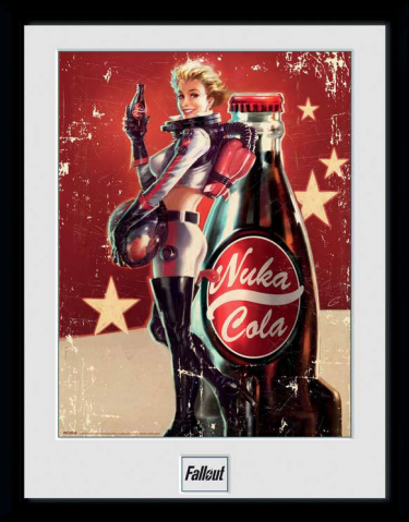Zarámovaný plakát Fallout - Nuka Cola