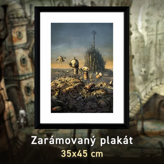 Zarámovaný plakát Xzone Originals - Machinarium