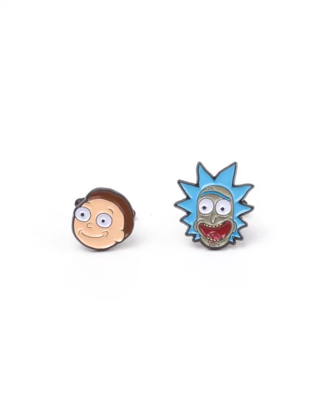 Manžetové knoflíčky Rick and Morty - Heads