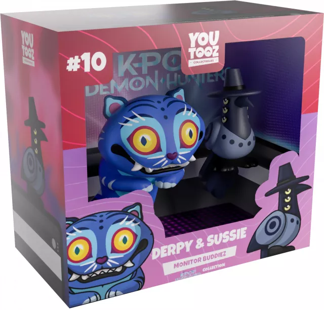 Figurka na monitor KPop Demon Hunters - Derpy & Sussie Monitor Buddiez (Youtooz KPop Demon Hunters)