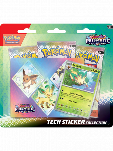 Karetní hra Pokémon TCG: Scarlet & Violet - Prismatic Evolutions Tech Sticker Collection: Leafeon