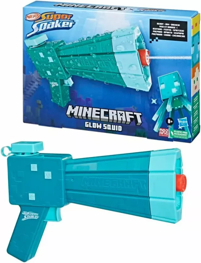 Vodní pistole Minecraft  - Squid Water Blaster F7600 (NERF)