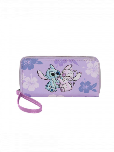 Peněženka dámská Lilo & Stitch - Stitch & Angel Lilac