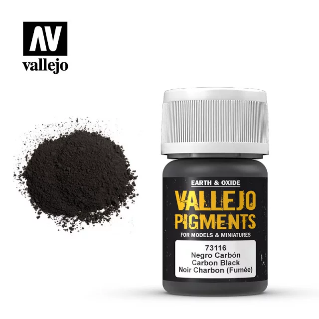 Barevný pigment Carbon Black (Vallejo)