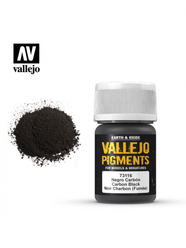 Barevný pigment Carbon Black (Vallejo)