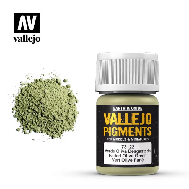 Barevný pigment Faded Olive Green (Vallejo)