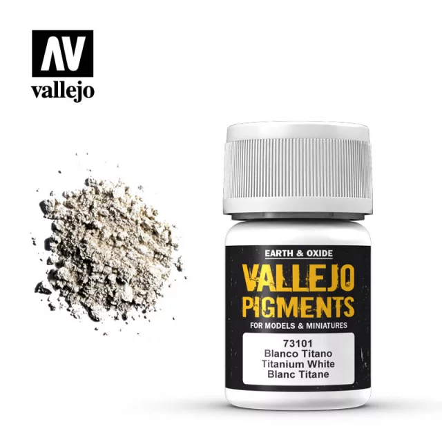 Barevný pigment Titanium White (Vallejo)