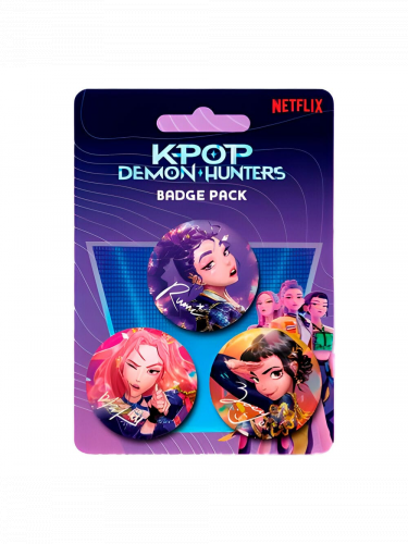 Odznak KPop Demon Hunters - Huntrix