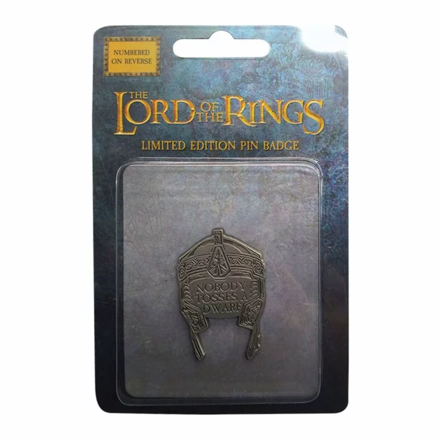 Odznak Lord of the Rings - Gimlis Helmet Limited Edition